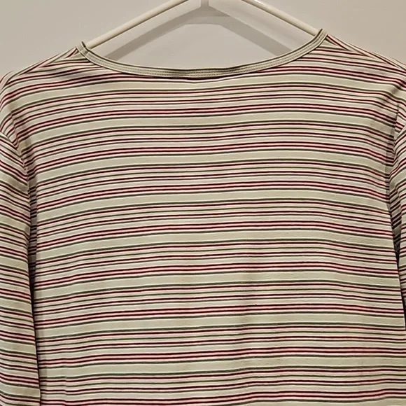 NORTHERN REFLECTIONS Top L/S Stripped Scoop Neck Women's XL - Picture 8 of 11